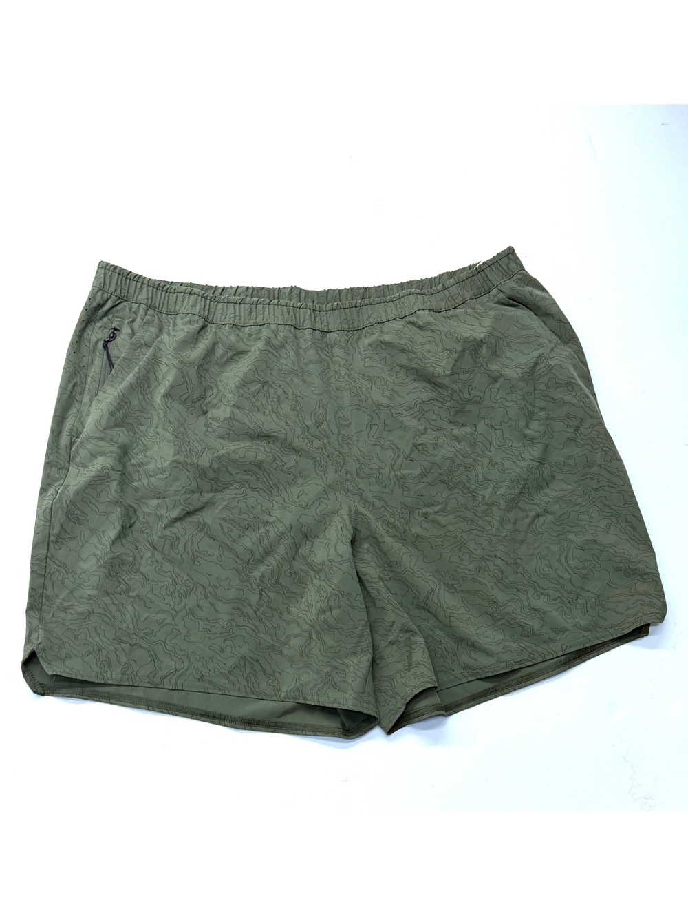 REI Co-op Men's Green Athletic Active Pursuits Shorts Elastic Waist 7” Inseam